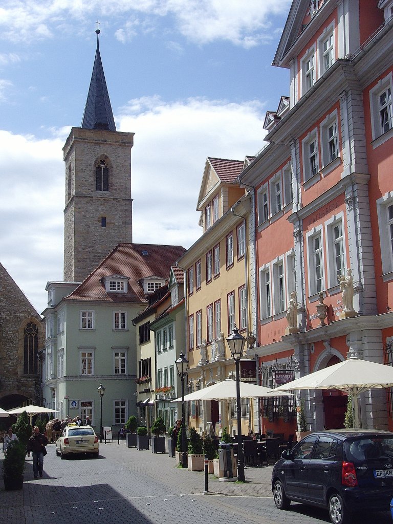 Futterstrasse - Blick Richtung Krmerbrcke Erfurt JUNI 2010