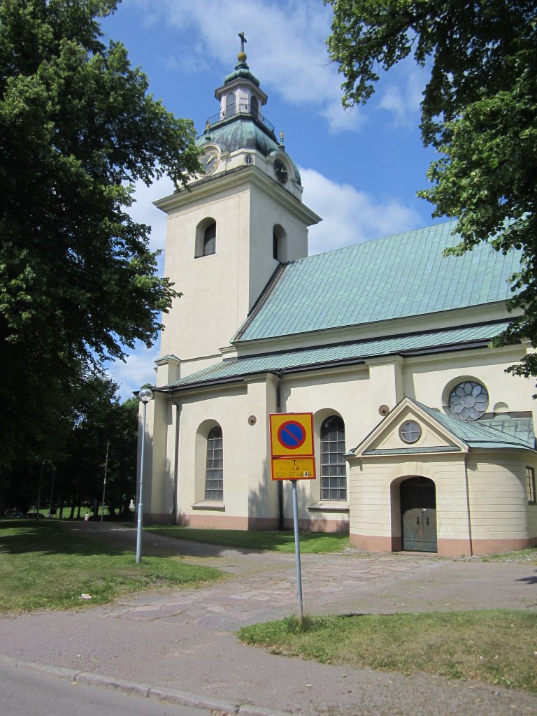 Gvle, Dreifaltigkeitskirche, erbaut bis 1654 (08.07.2013)