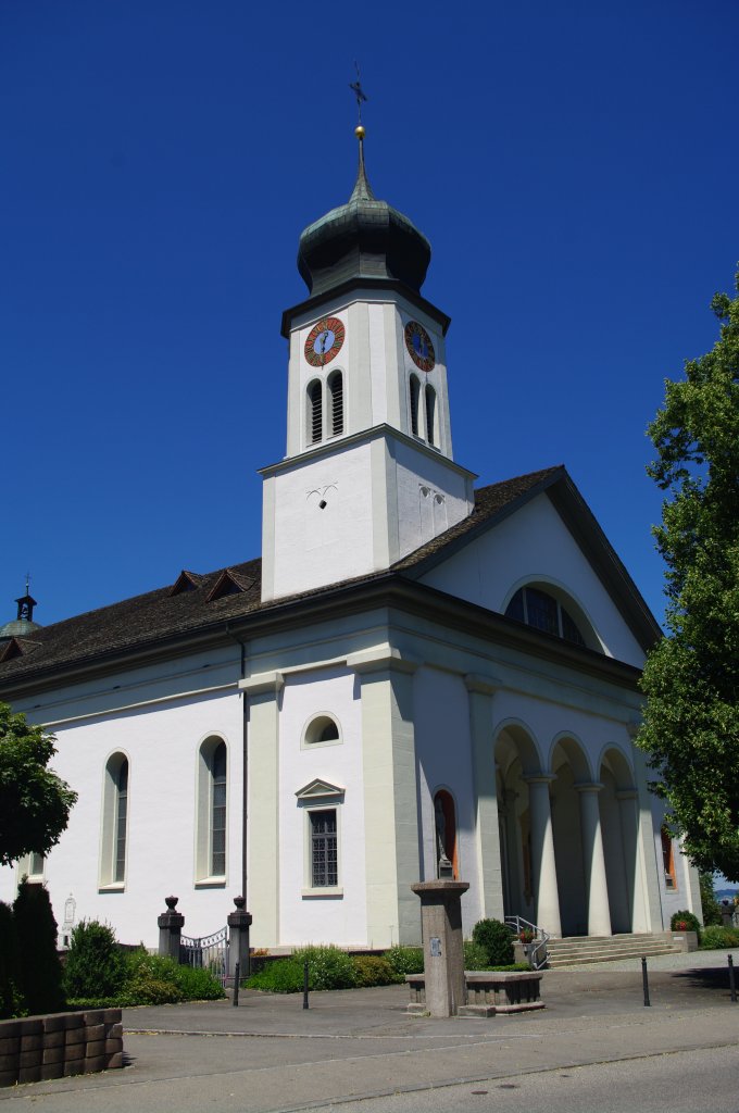 Galgenen, Kath. Kirche St. Martin, Kanton Schwyz (03.07.2011)