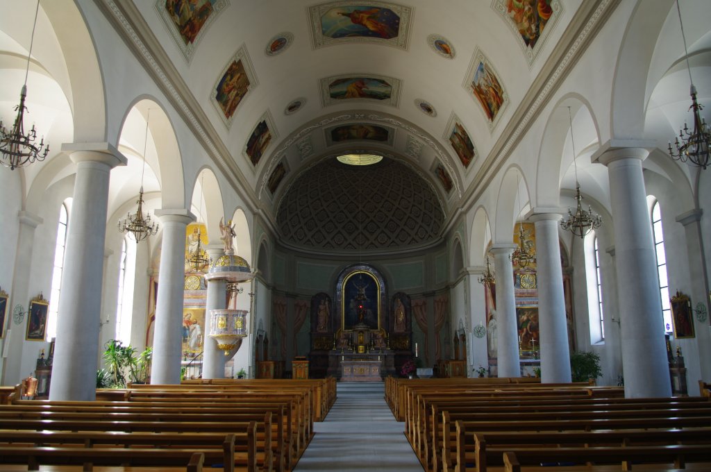 Galgenen, Kath. St. Martin Kirche, Kanton Schwyz (03.07.2011)