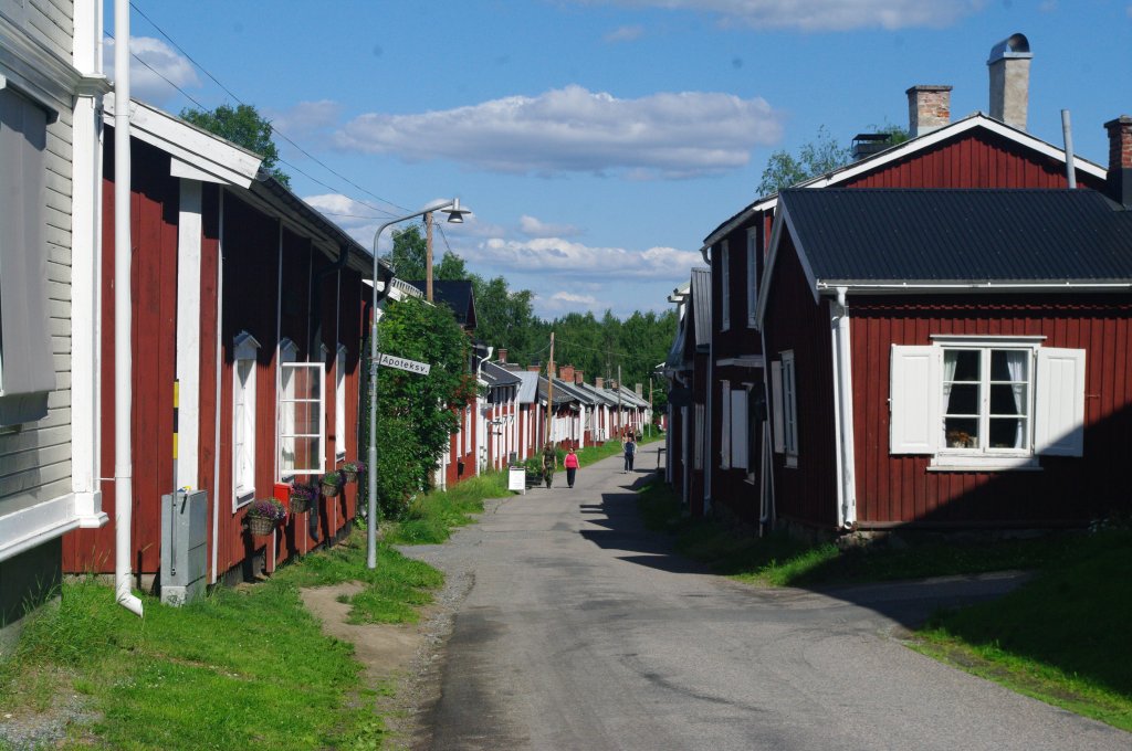 Gammelstad, Kirchenstadt mit 408 Husern (06.07.2013)