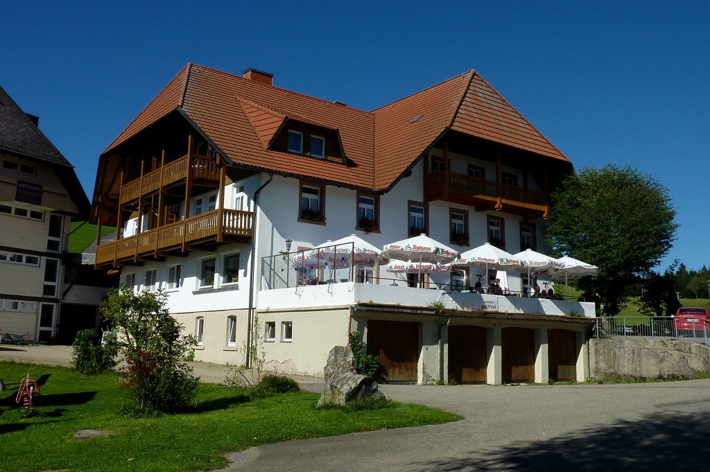 Gasthaus Sonne Neuhusle bei St.Mrgen/Schwarzwald, Aug.2012