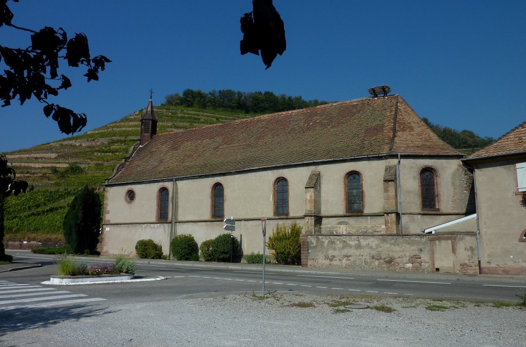 Gebweiler (Guebwiller), die Kirche Notre-Dame-du-Saering am Ortseingang, Sept.2011