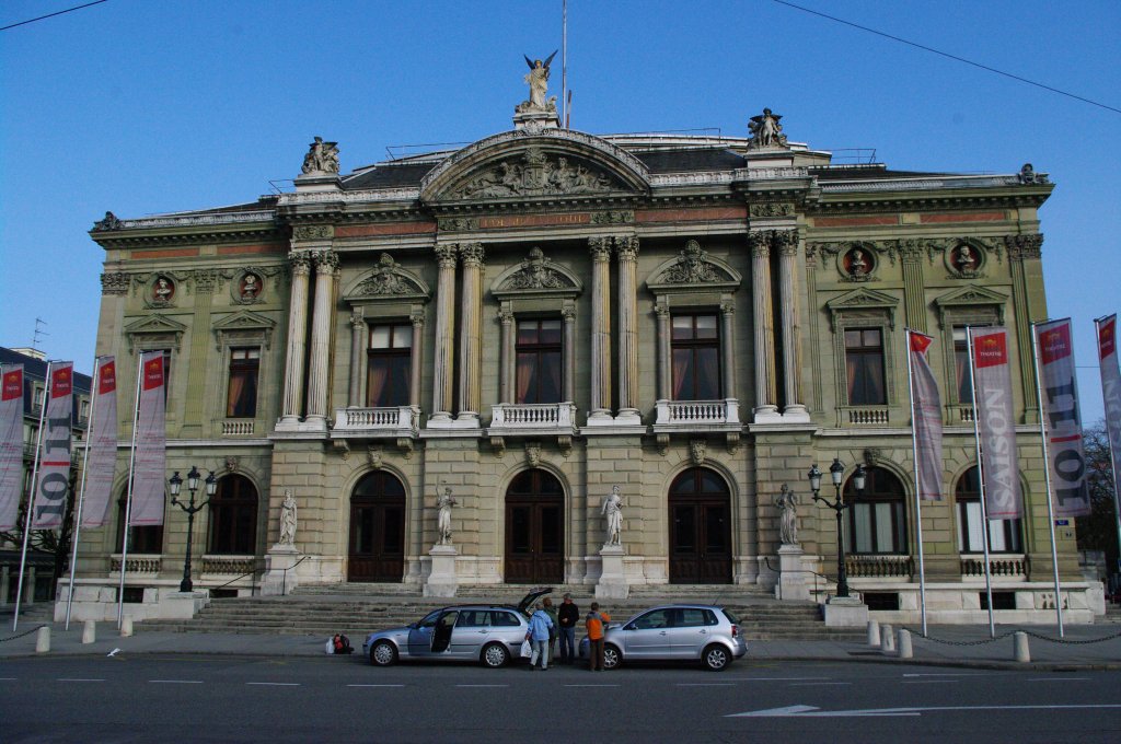 Genf, Grand-Theatre, erbaut von 1874 bis 1879 (20.03.2011)