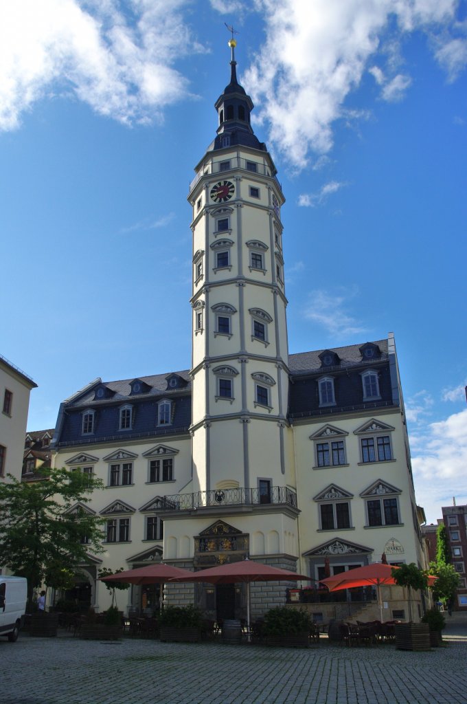Gera, Rathaus am Markt, erbaut von 1573 bis 1575 (18.07.2011)