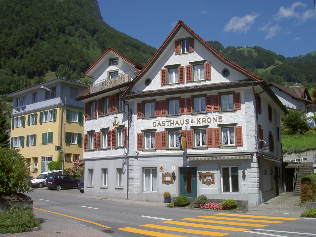 Gersau, Gasthof zur Krone, Kanton Schwyz (09.08.2010)