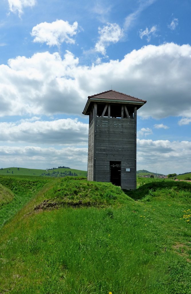 Gersbach im Sdschwarzwald, der Aussichtsturm an der Barockschanze, Mai 2012