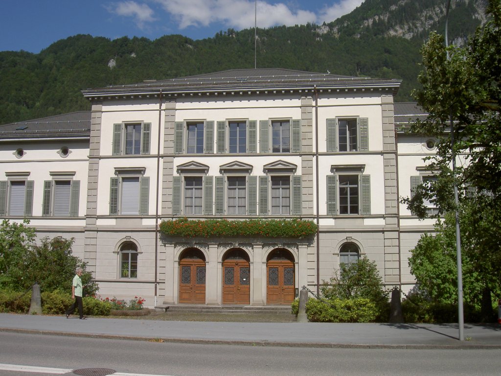 Glarus, Wohnhaus des Bundesrats Joachim Heer (09.08.2010)