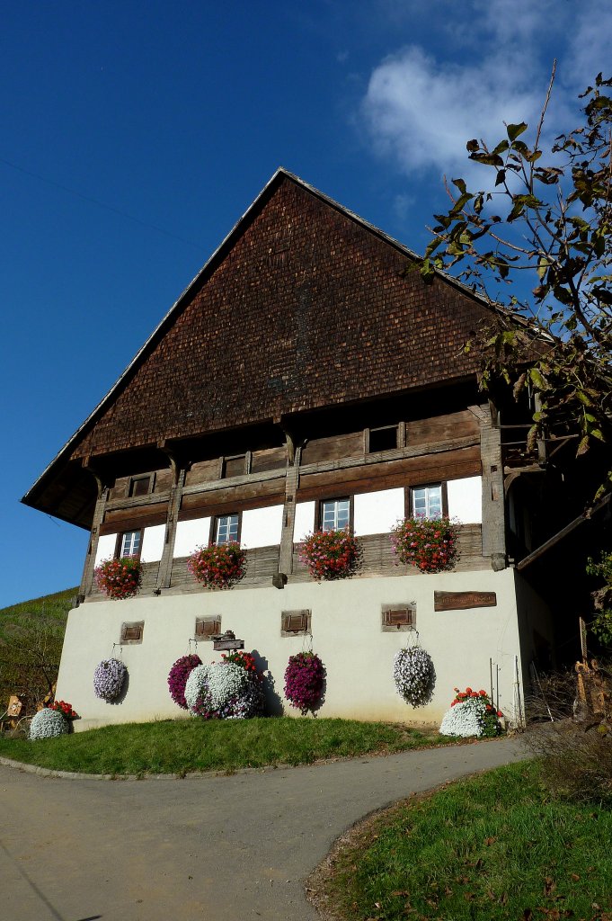 Glottertal, ein Bauernhof von 1780, Okt.2011 