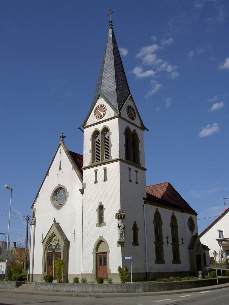 Gggingen, Ev. St. Johannis Kirche, Ostalbkreis (26.04.2012)