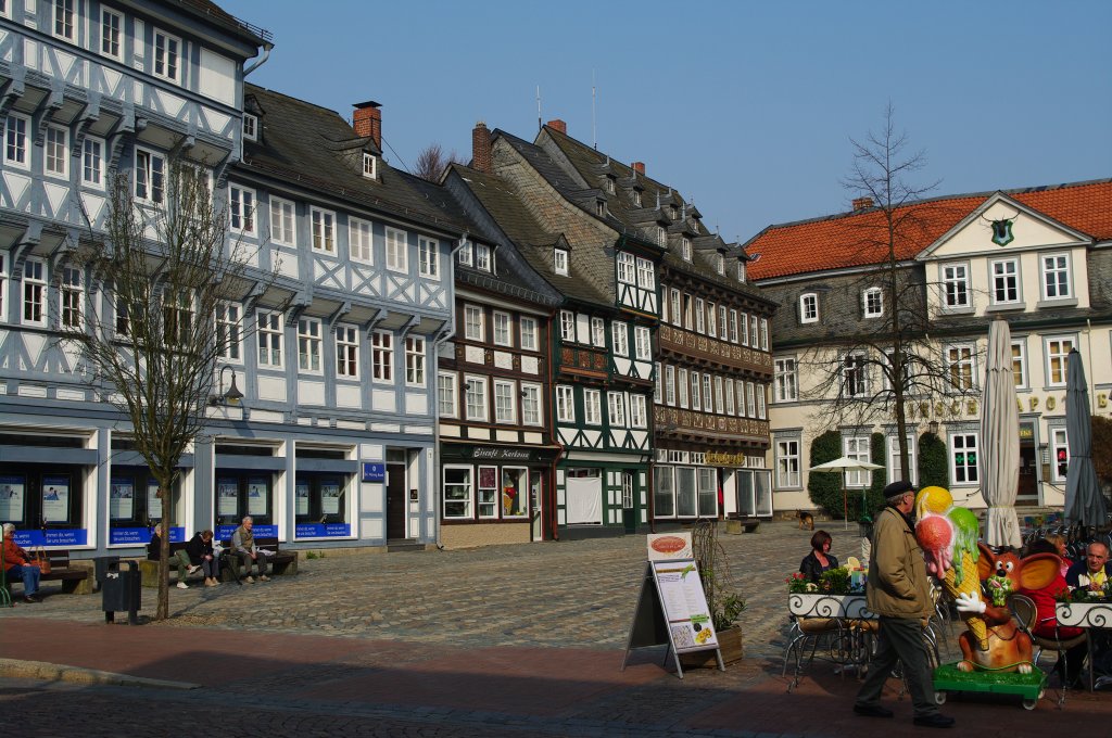 Goslar, Fachwerkhuser im Schuhhof (04.04.2009)