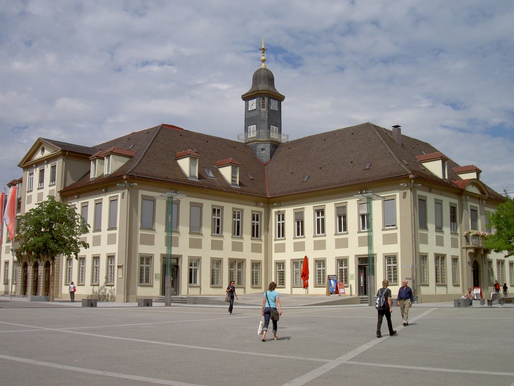 Gppingen, Rathaus, erbaut 1785 durch Herzog Carl Eugen von Wrttemberg (11.08.2008)