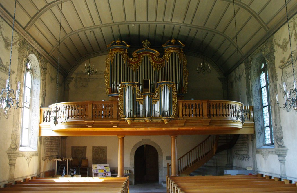 Grnichen, Orgel der Ref. Pfarrkirche (19.04.2011)