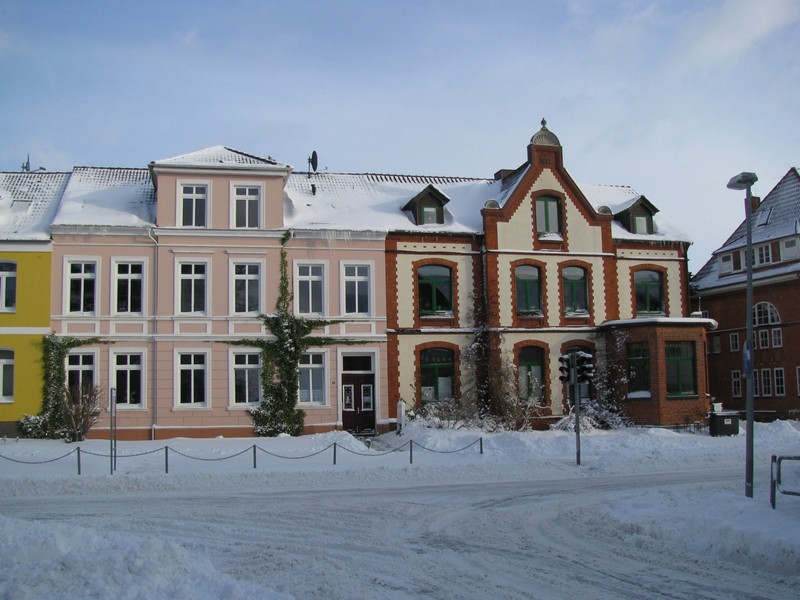 Grevesmhlen, Brgerhuser in der Mhlenstrae, 30.01.2010