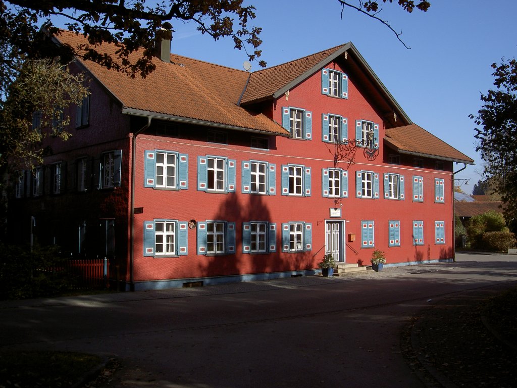 Grnenbach, ehem. Amtshaus bis 1800, heute Touristinformation (30.10.2011)