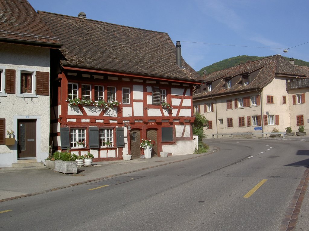 Huser in der Dorfstrae von Beringen (11.09.2011)