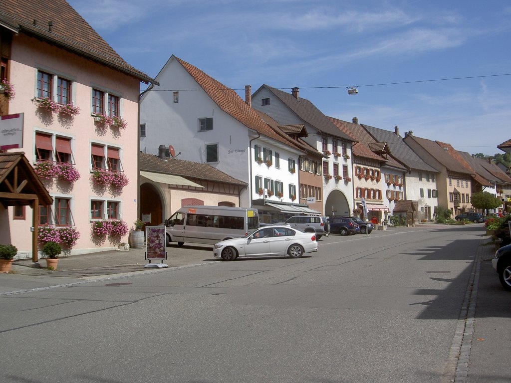 Huser in der Hauptstrae von Wilchingen (11.09.2011)