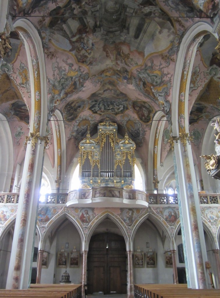 Hall, Orgelempore der St. Nikolaus Kirche (01.05.2013)