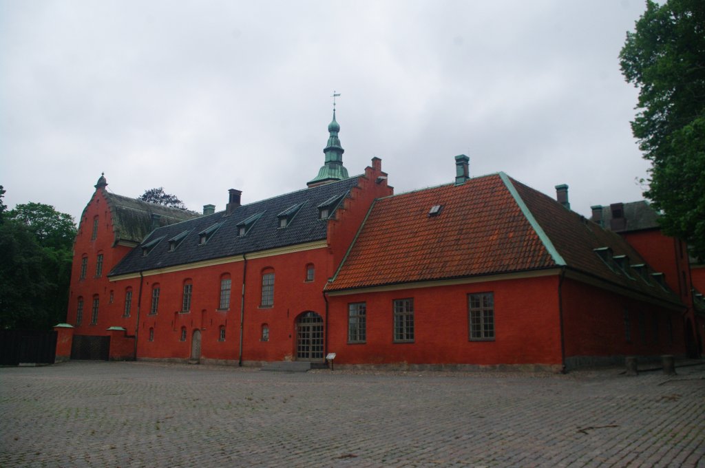 Halmstad, Schloss mit Fachwerkhäuser (22.06.2013)