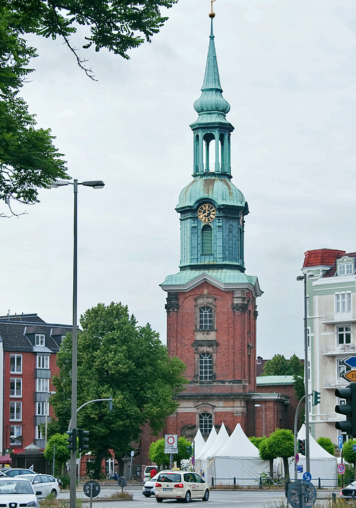 Hamburg - die St. Georgskirche in der Nhe des Hauptbahnhofes - 14.07.2013