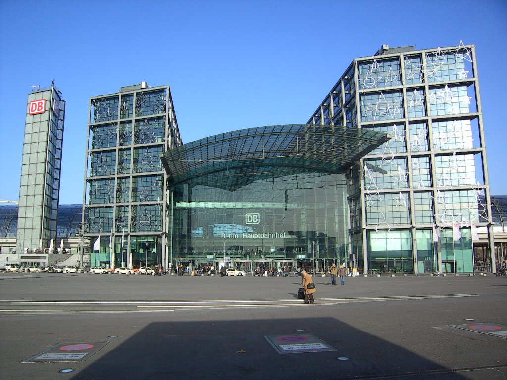 Hauptbahnhof Berlin im Herbst 2011