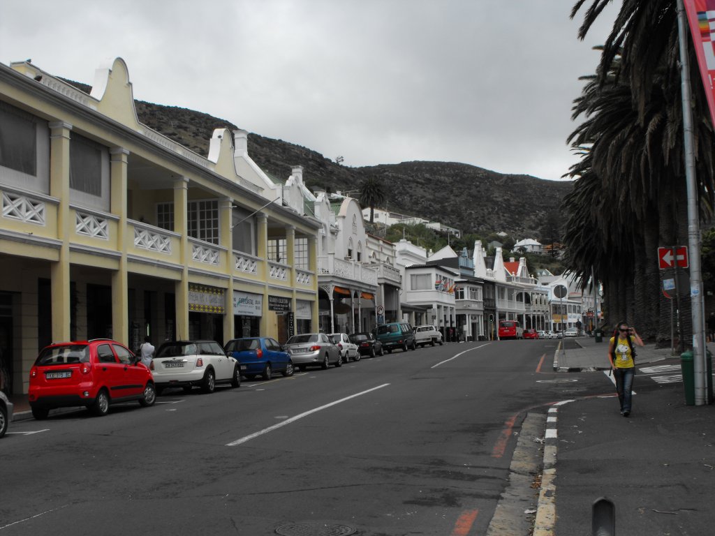 Hauptgruppe albertinischer Haeuser an der St. Georges Street.Simons Town, 20.11.2010
