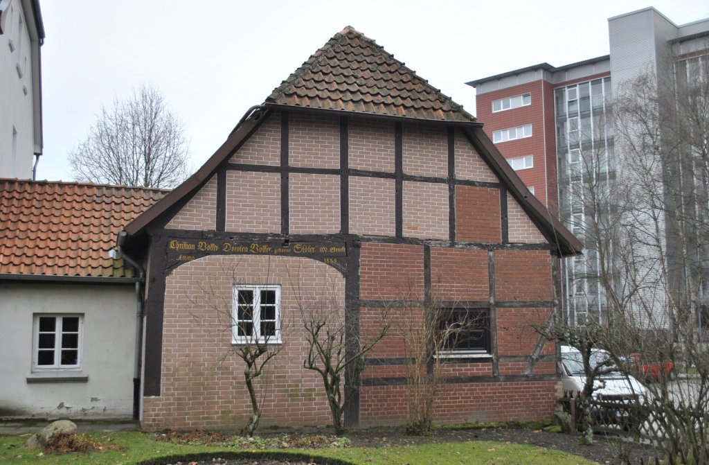 Haus in Hannover/Wettbergen. Erbaut um 1859. Foto vom 17.02.2011.