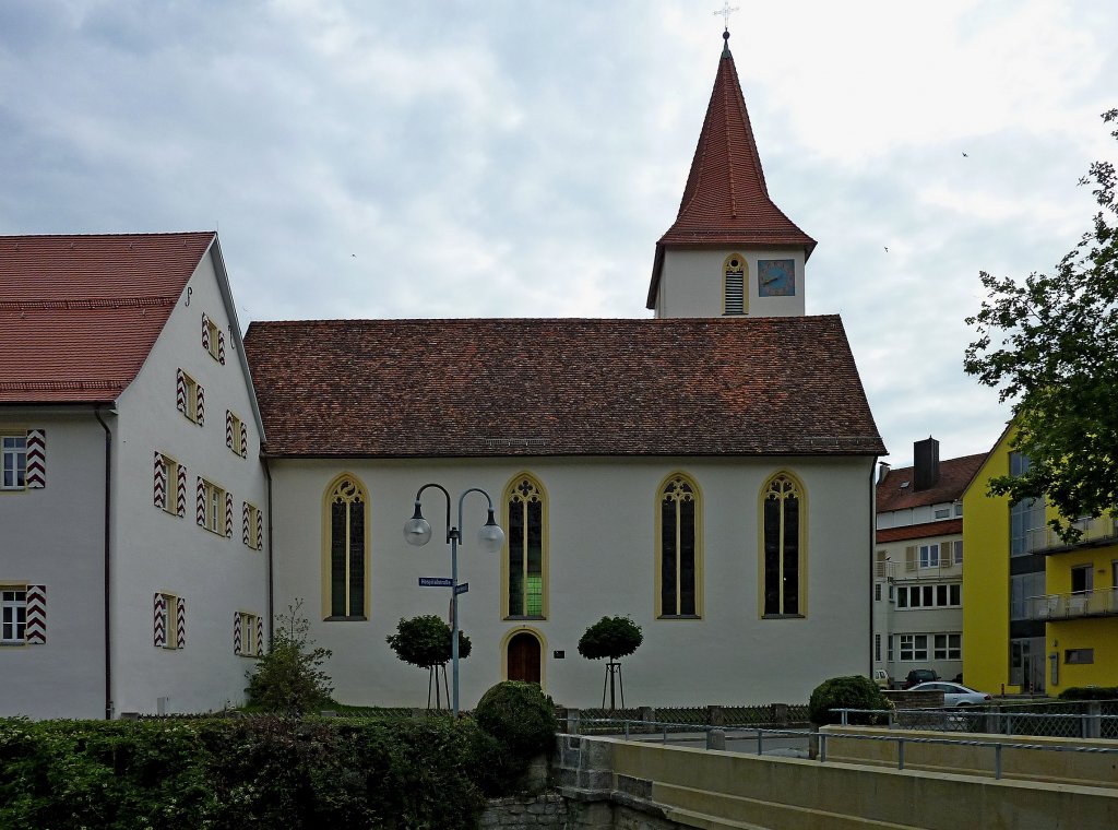 Hechingen, die Spittelkirche von 1602, am historischen Spittal, Juli 2011