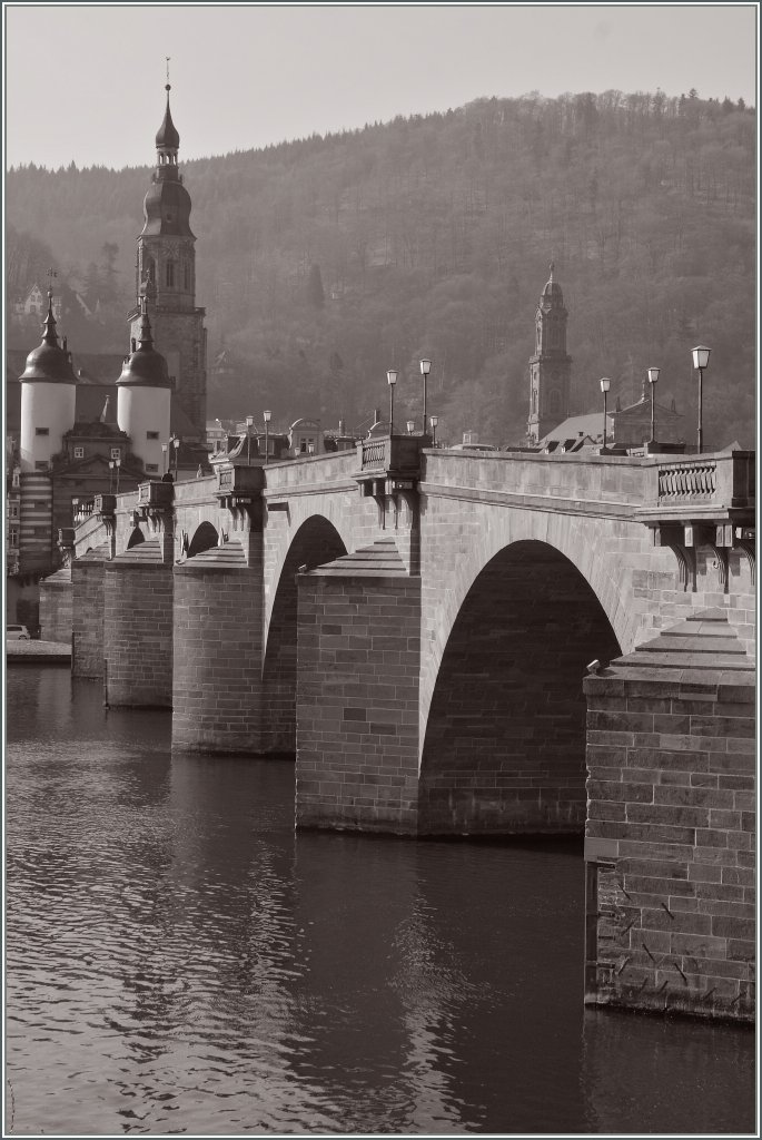 Heidelberg, die alte Brcke.
28. Mrz 2012