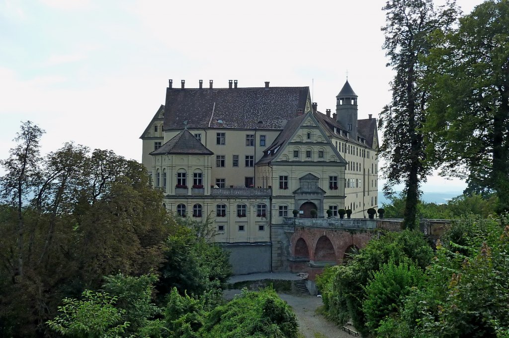 Heiligenberg, der Umbau zum Renaissanceschlo erfolgte 1560-75, Aug.2012
