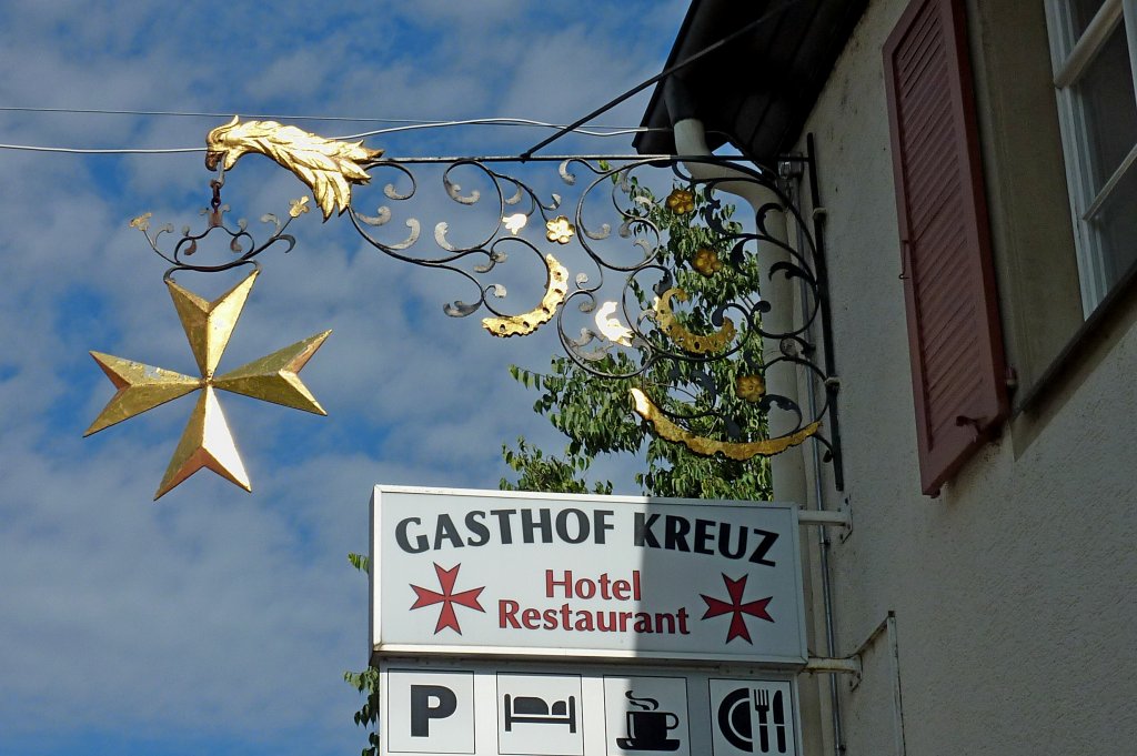 Heitersheim, Gasthof Kreuz, Juli 2012