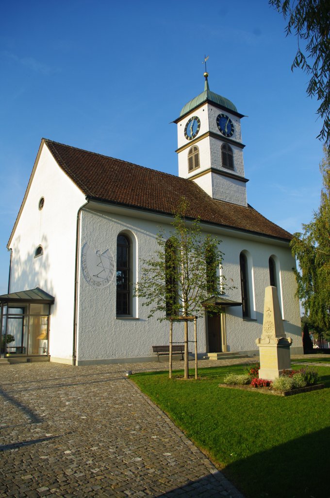 Henggart, Ref. Pfarrkirche, erbaut 1820 (25.09.2011)