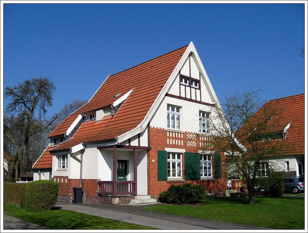 Herne-Brnig - Siedlung Teutoburgia (Frhjahr 2009). 