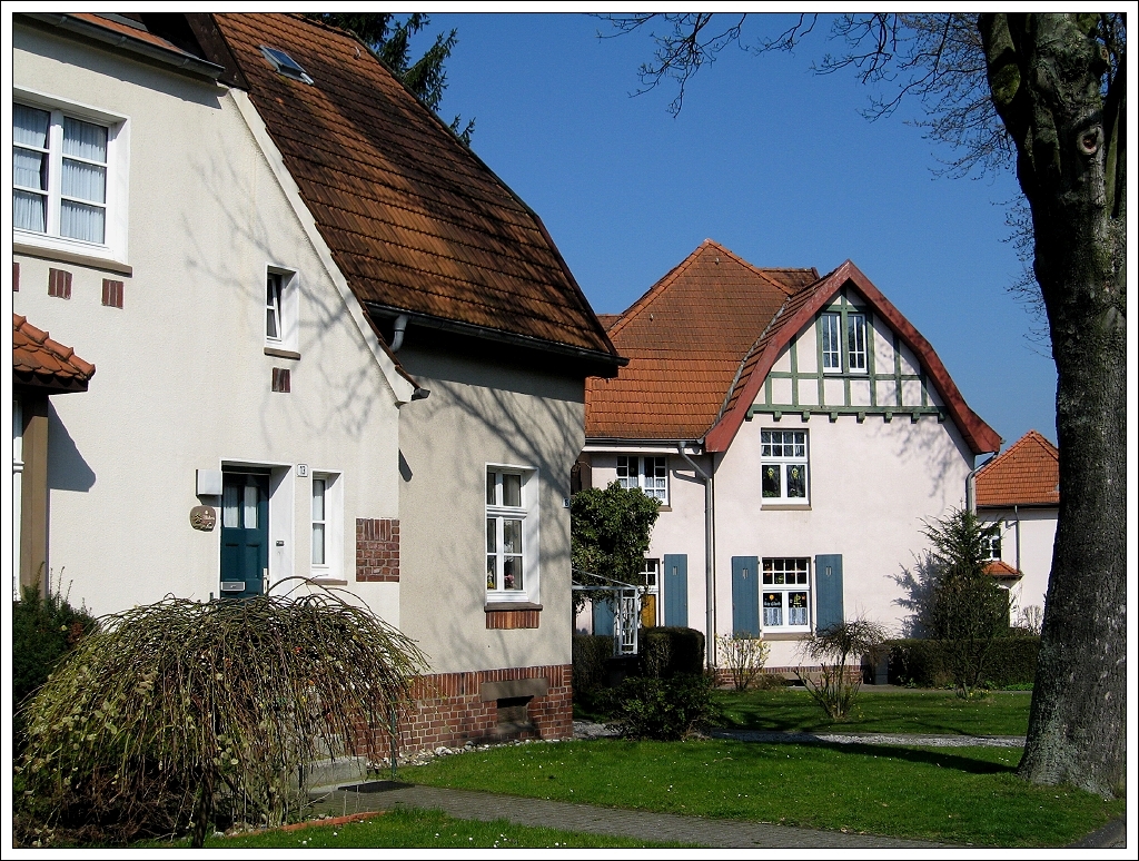 Herne-Brnig - Siedlung Teutoburgia (Frhjahr 2009). 