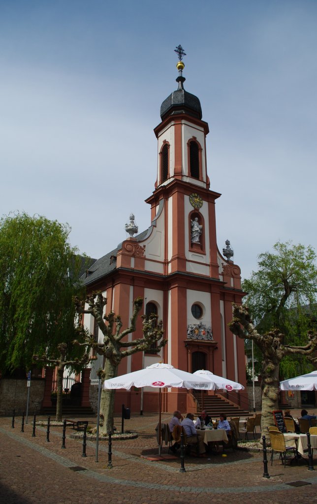 Heusenstamm, St. Ccilia Kirche, erbaut 1739 durch Johann Balthasar Neumann 
(26.04.2009)