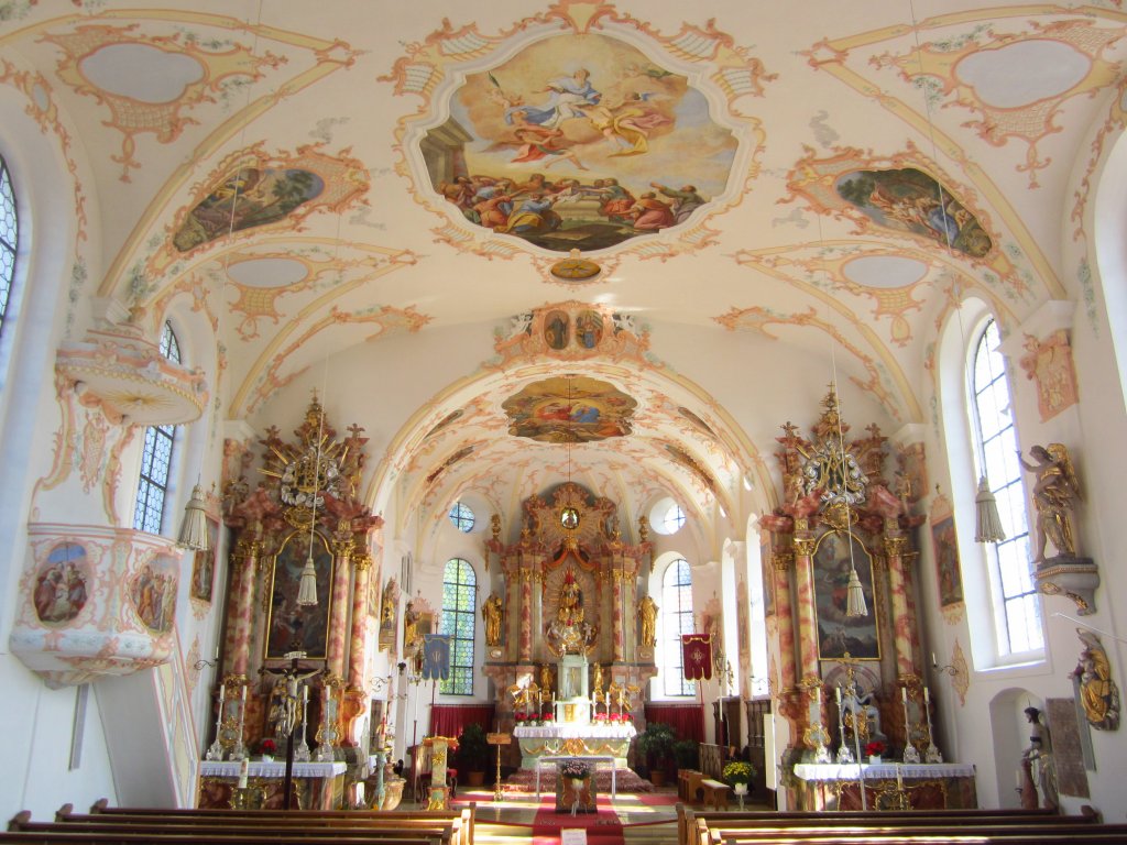 Hohenfurch, Altre der Maria Himmelfahrt Kirche (03.10.2012)