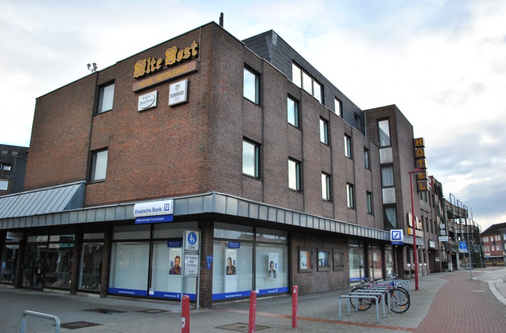 Hotel  Alte Post , in Lehrte, am 14.11.10. Das Hotelm ist direckt am Bahnhof zu finden.