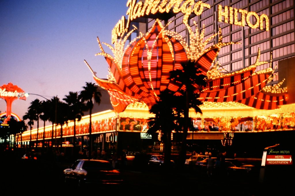 Hotel und Casino Flamingo Hilton in Las Vegas am 22. Juni 1987.