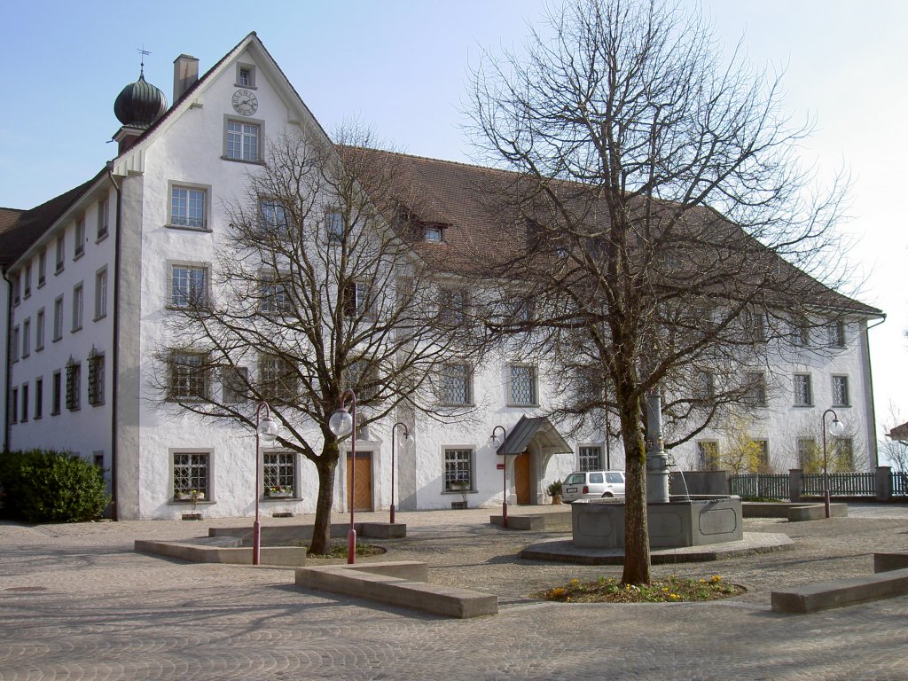 Httwilen, Kloster Kalchrain, Ehem. Zisterzienserinnenkloster, erbaut von 1703 bis 1723 durch Johann Mosbrugger, seit 1848 Arbeitserziehungsanstalt (22.03.2011)