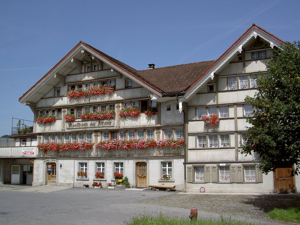 Hundwil, Gasthof Krone, Appenzell (21.08.2011)