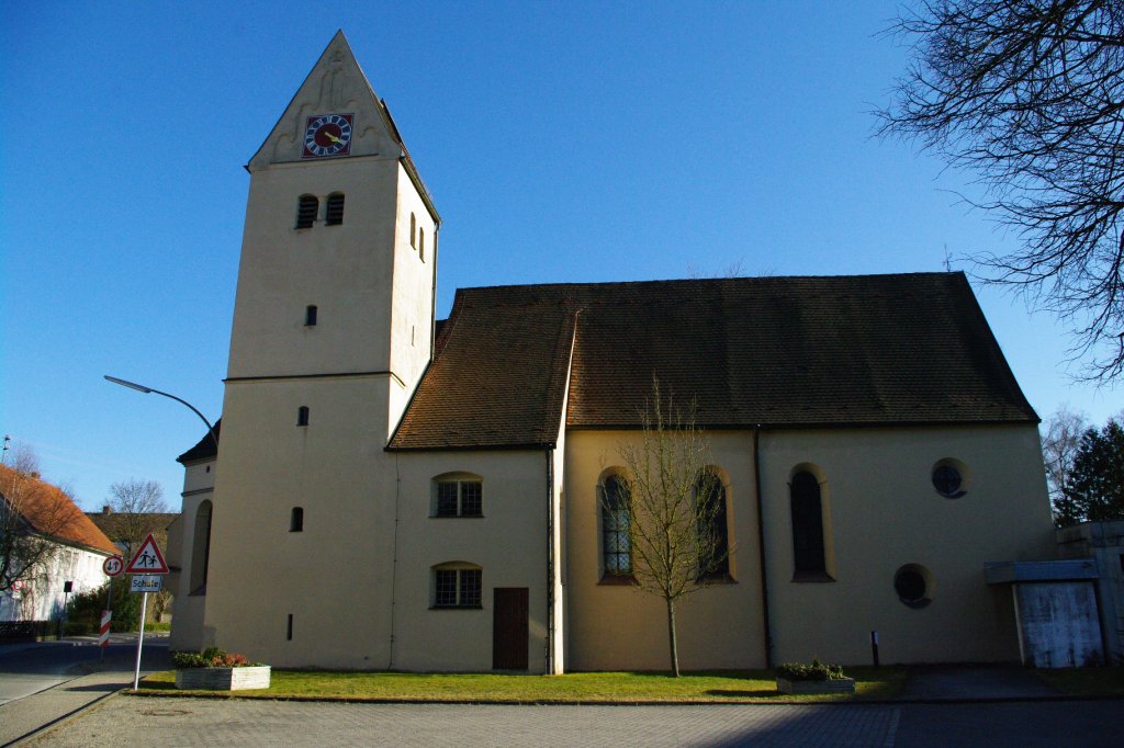 Illertissen, Stadtteil Au, Wallfahrtskirche Maria Himmelfahrt, 
Landkreis Neu-Ulm (07.03.2011)