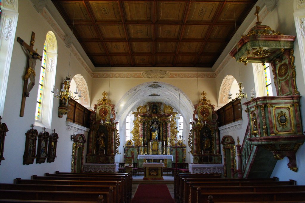 Illertissen, Stadtteil Au, Wallfahrtskirche Maria Himmelfahrt, 
Landkreis Neu-Ulm (07.03.2011)