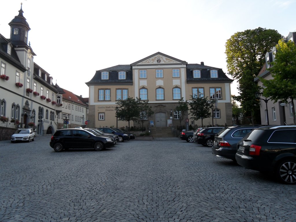 Ilmenau Blick zum Rathaus 1.8.2010