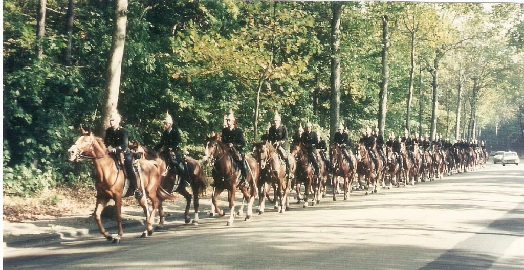 Im Sommer 1969 ritt diese Patrouille durch den Bois de Boulogne