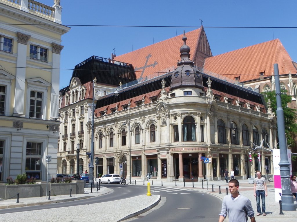 Im Sommer 2012 in Breslau (Wroclaw) an der Schweidnitzer Strae (ul. Swidnicka)