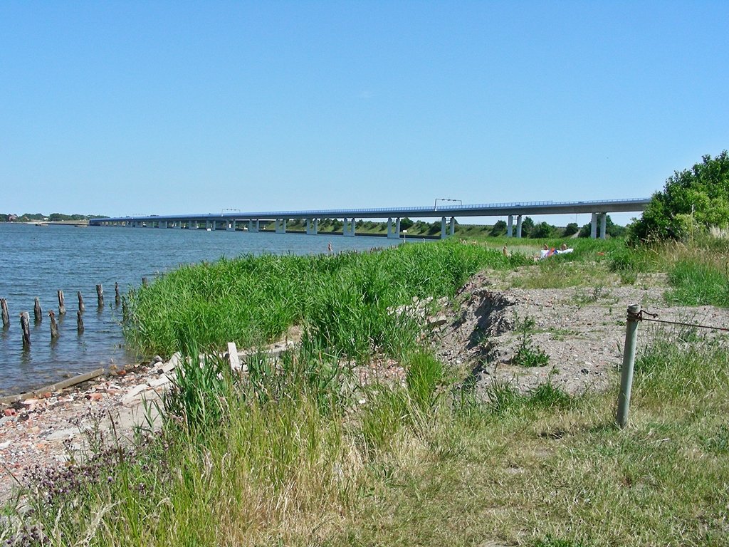 im Sommer sieht der  Schwemmi ; ein Teil vom Dnholm vor Stralsund wird so genannt; doch viel angenehmer aus, 02.07.08