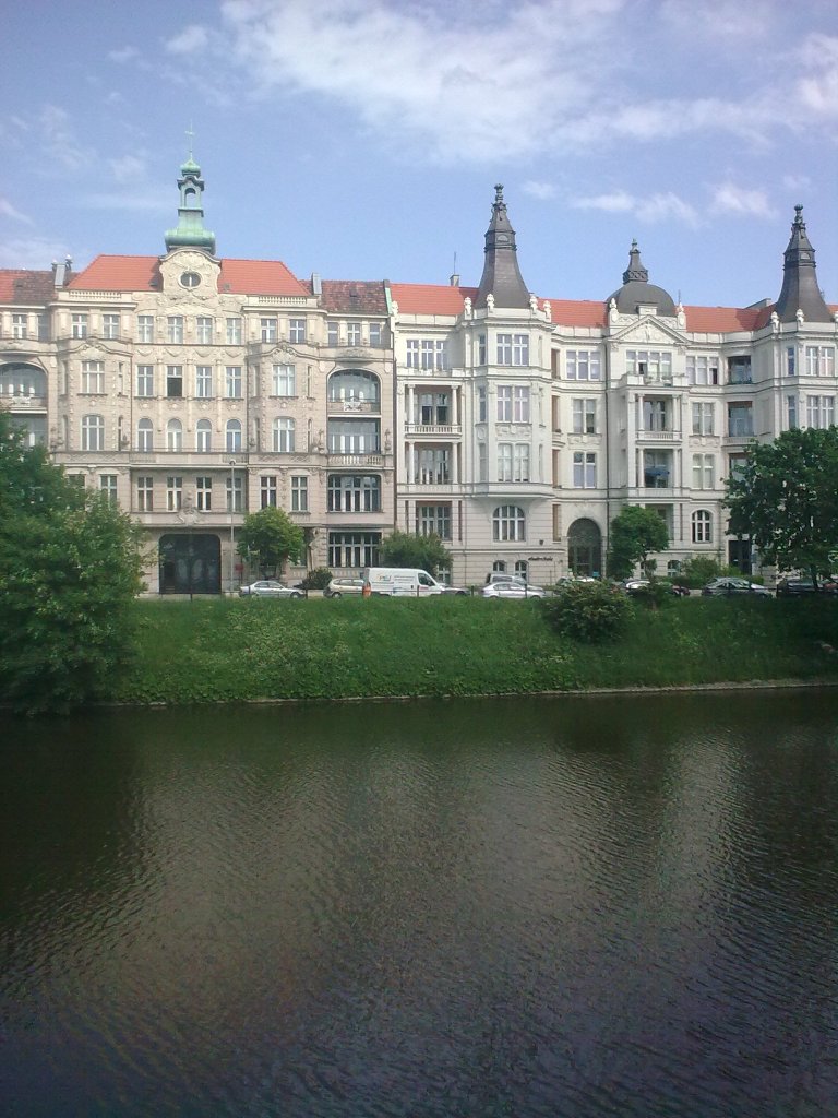 Impression am Stadtgraben in Breslau (Wroclaw). Mai 2013