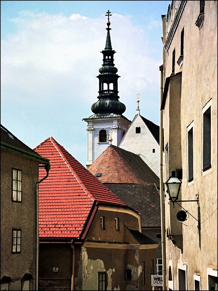 In der Altstadt von Krems (August 1998)