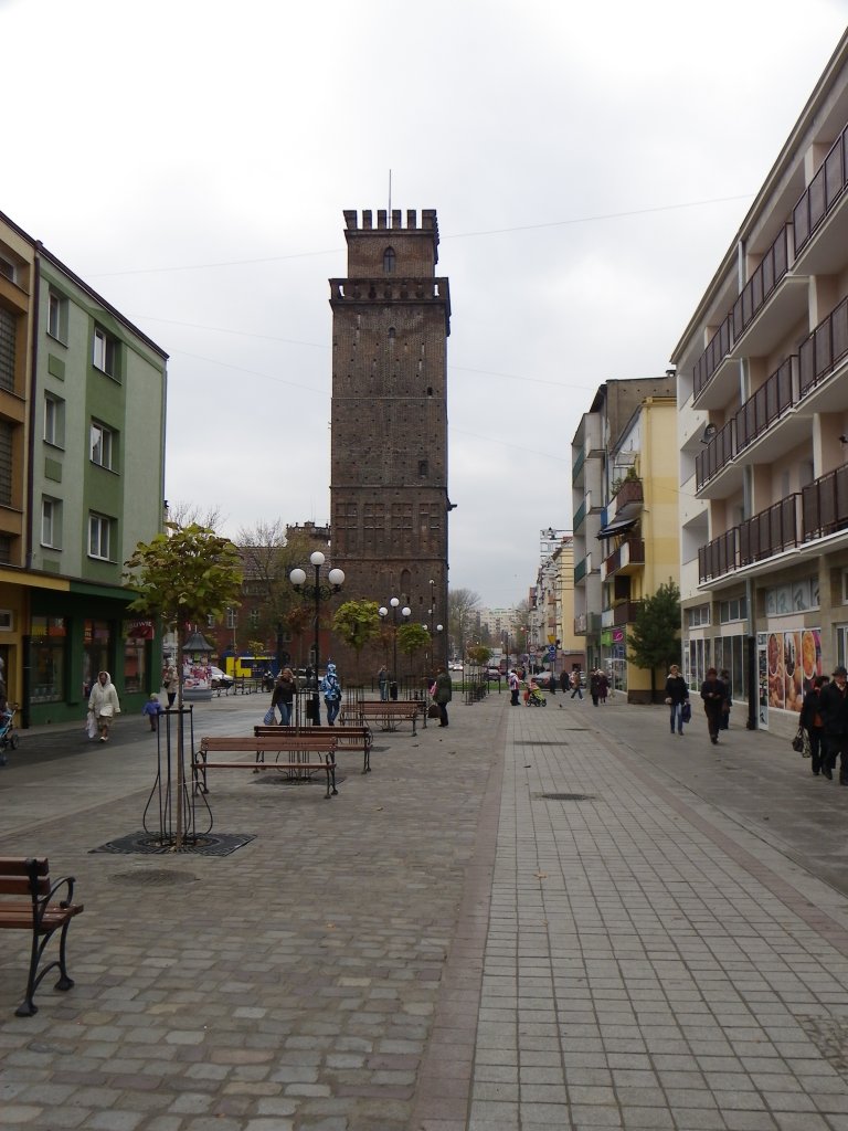 In der Innenstadt von Neisse (Nysa) im Frhjahr 2011