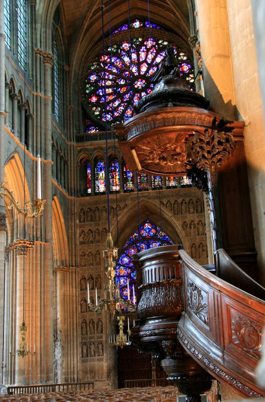 In der Kathedrale Notre-Dame von Reims; 17.11.2011